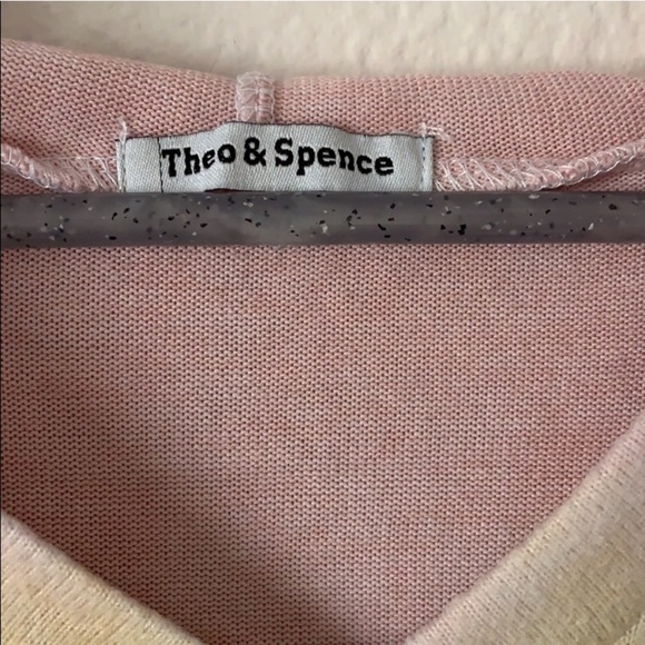 Theo and Spence Tie Dye V Neck Drawstring Hoodie - Picture 5 of 8